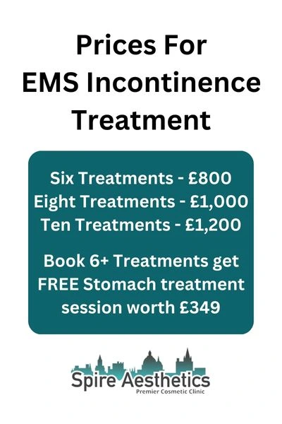 EMS Incontinence Treatment Prices Brighton