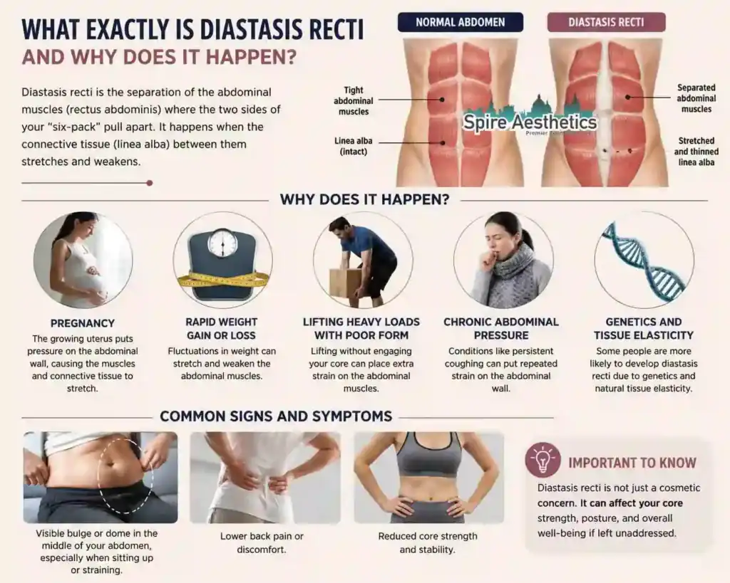 What Exactly Is Diastasis Recti and Why Does It Happen Brighton?